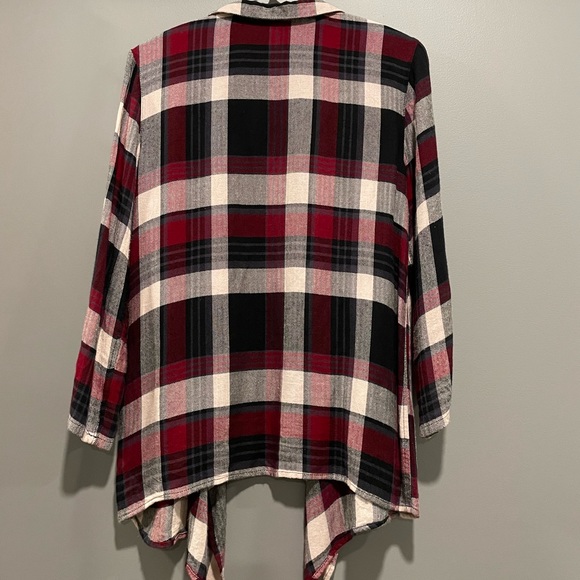 Warehouse One Plaid Cardigan - Picture 2 of 5